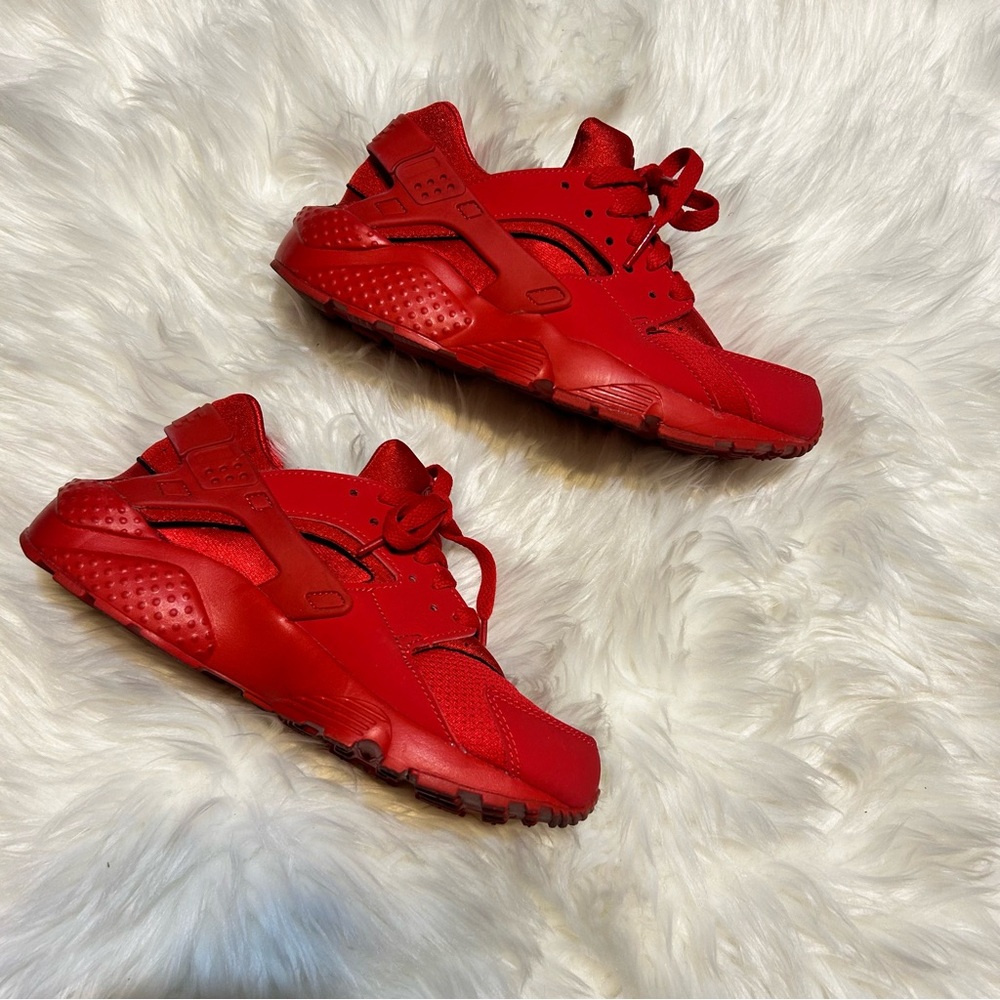 Red Nike shoes